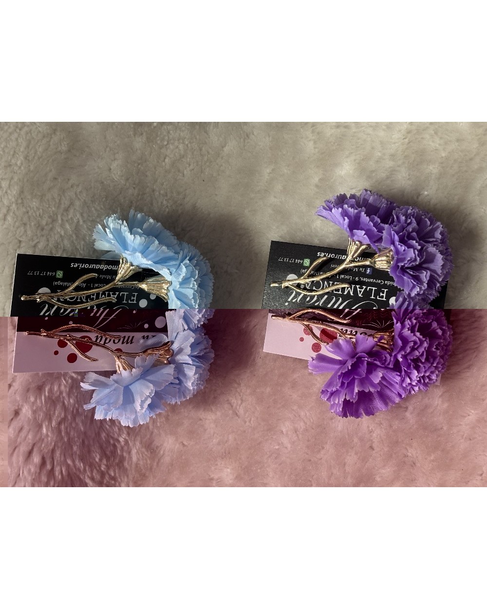 5326 Celeste Pendientes Claveles