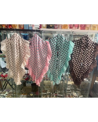 5339 Rosa Bebé Piquillo Lunares