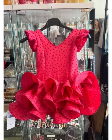 5340 Rosa Vestido Fresa Peque Flamenca