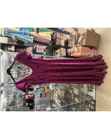 5344 Buganvilla Vestido Bellota Flamenco