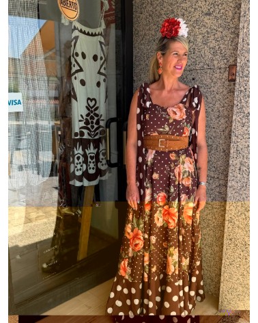 5356  Chocolate Vestido Bayuncos Flamenco 04178