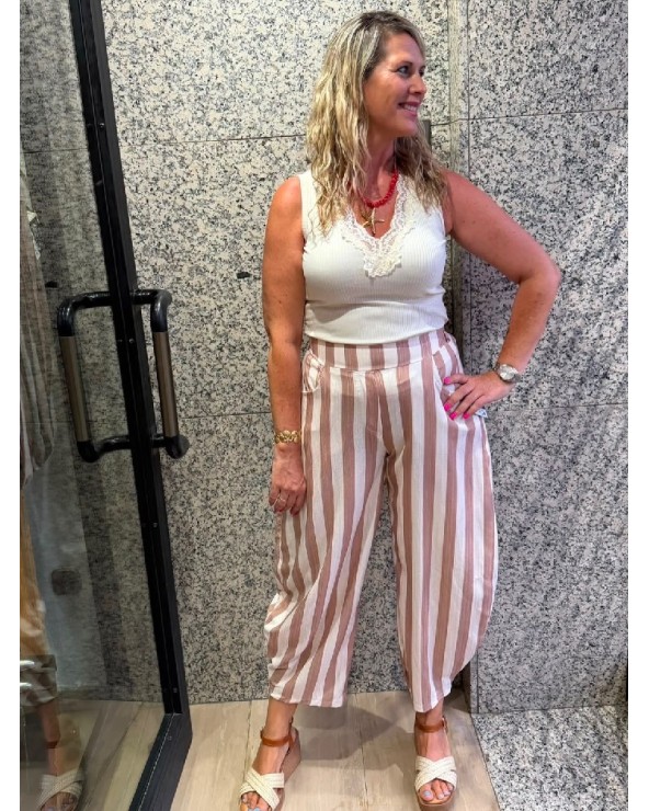5396 Beige Camiseta 69487
