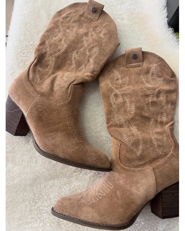 5436 Beige Botas 2A1401