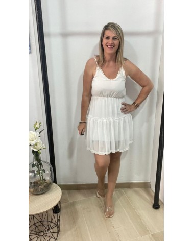 560 Blanco Vestido Jazmin