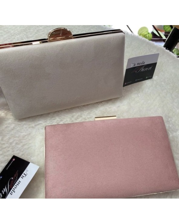 93 Rosa Bolso Clutch